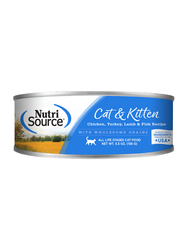 Nutrisource Lata de Pollo, Pavo, Cordero y Pescado para Gato