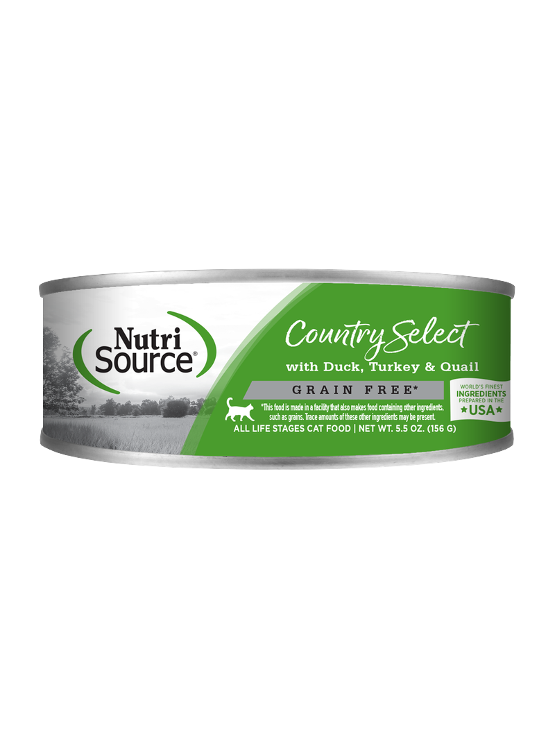 Nutrisource Country Select (Pato, Pavo y Codorniz) Comida Humeda para Gato.