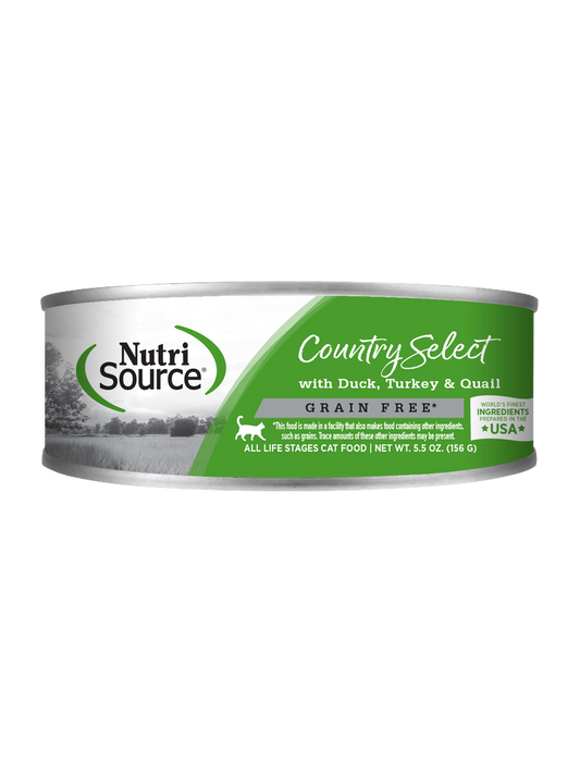 Nutrisource Country Select (Pato, Pavo y Codorniz) Comida Humeda para Gato.
