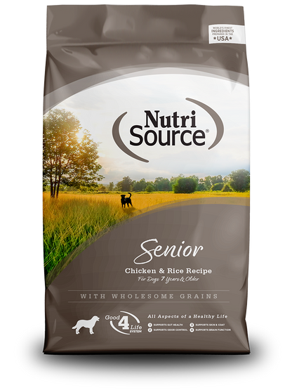Nutrisource para Perro Mayor de Pollo y Arroz