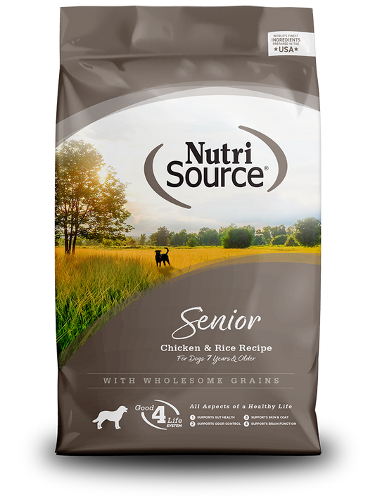 Nutrisource para Perro Mayor de Pollo y Arroz
