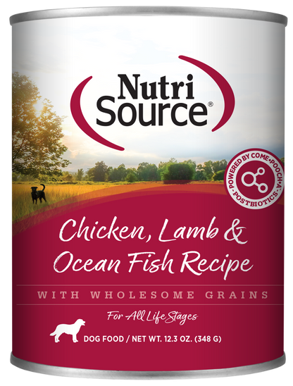 Nutrisource Lata de Pollo, Cordero y Pescado