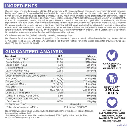 Nutrisource Cachorro Raza Pequeña y Mediana Pollo y Arroz