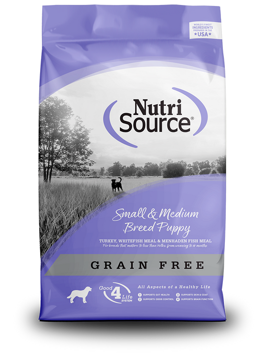 Nutrisource Cachorro Raza Pequeña y Mediana Libre de Granos