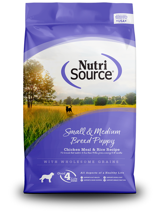 Nutrisource Cachorro Raza Pequeña y Mediana Pollo y Arroz