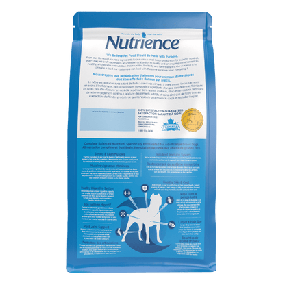 Nutrience Alimento para perros de razas grandes – pollo con arroz integral