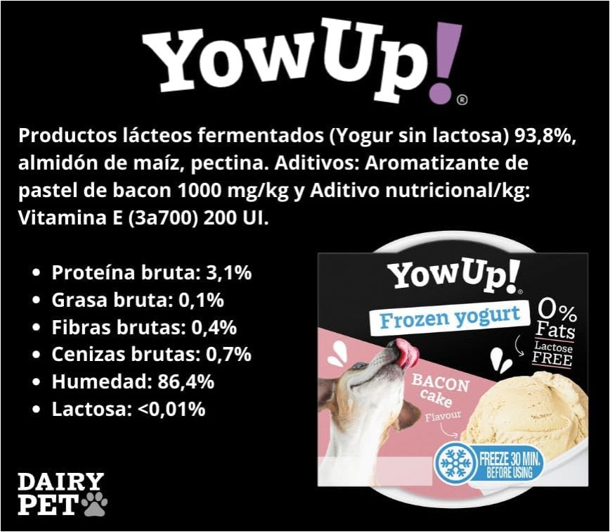 YowUp Helado de yogurt - Sabor pastel de tocino