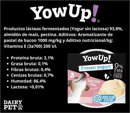 YowUp Helado de yogurt - Sabor pastel de tocino
