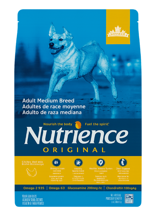 Nutrience Raza mediana - Comida de pollo con arroz integral