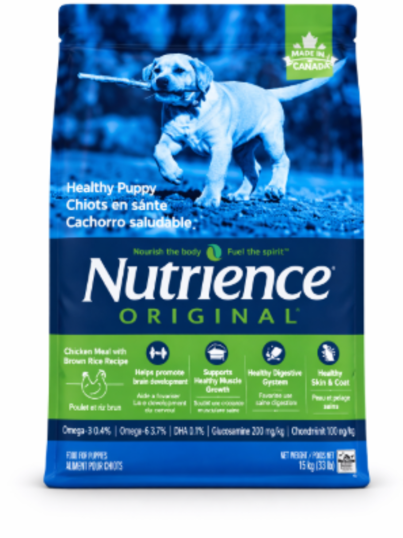 Nutrience Cachorro saludable – Pollo con arroz integral