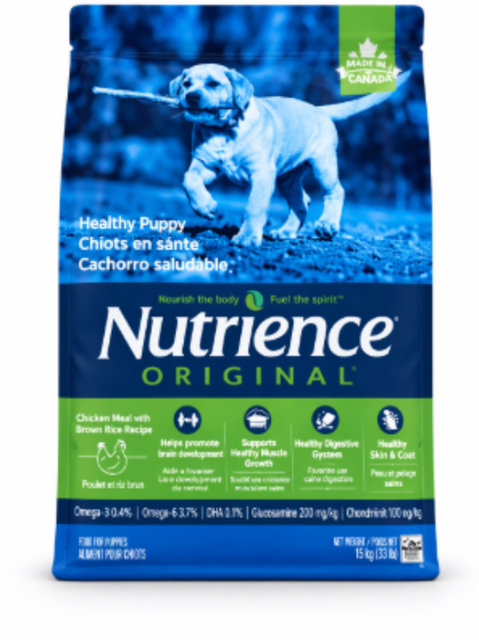Nutrience Cachorro saludable – Pollo con arroz integral